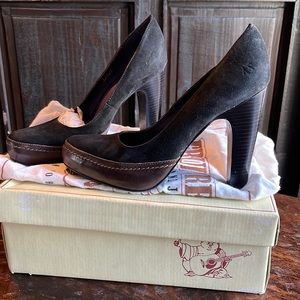 Brand New In Box - True Religion Black Stella Heels. US size 8